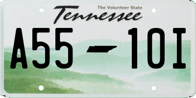 TN license plate A5510I