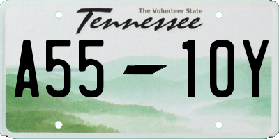 TN license plate A5510Y