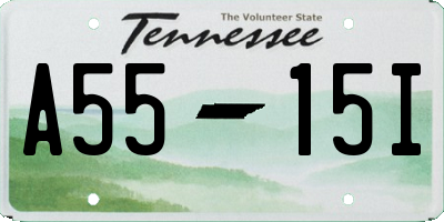 TN license plate A5515I