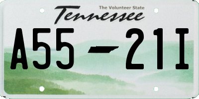 TN license plate A5521I