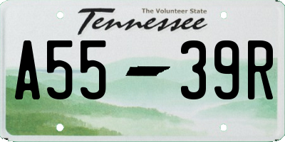 TN license plate A5539R