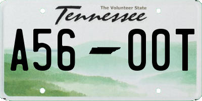 TN license plate A5600T