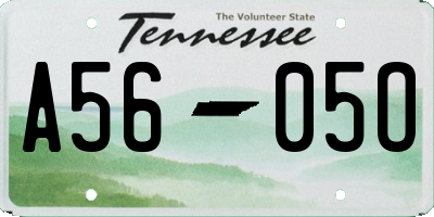 TN license plate A5605O