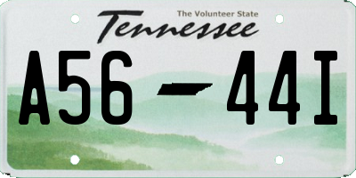 TN license plate A5644I