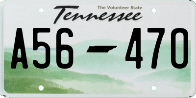 TN license plate A5647O