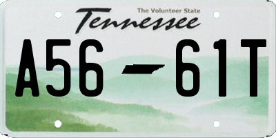 TN license plate A5661T