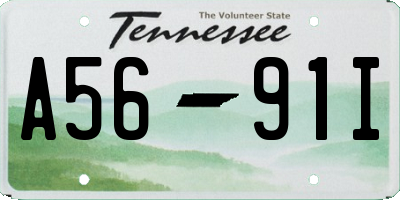 TN license plate A5691I