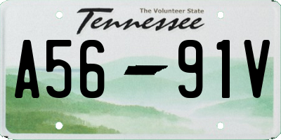 TN license plate A5691V