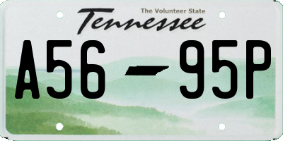 TN license plate A5695P