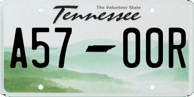 TN license plate A5700R