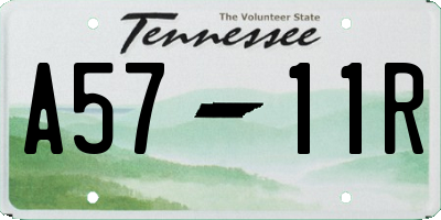 TN license plate A5711R