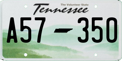 TN license plate A5735O