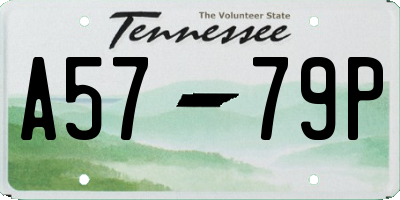TN license plate A5779P