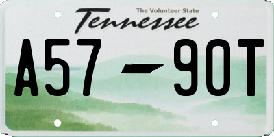 TN license plate A5790T