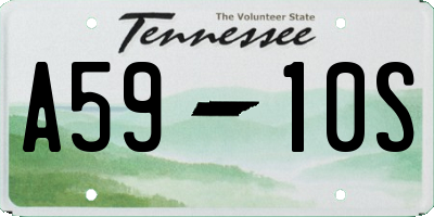 TN license plate A5910S