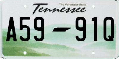 TN license plate A5991Q