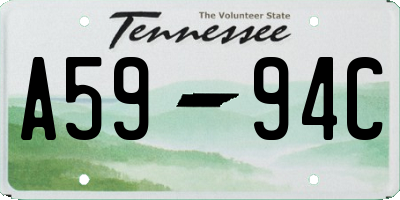 TN license plate A5994C