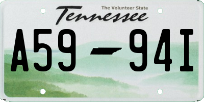 TN license plate A5994I
