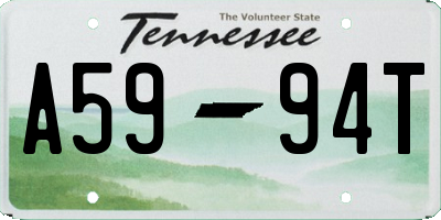 TN license plate A5994T