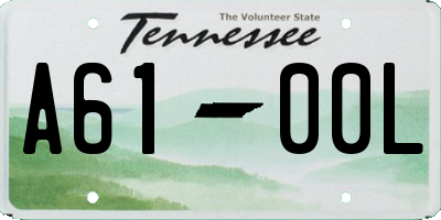 TN license plate A6100L