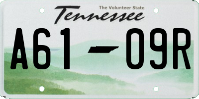 TN license plate A6109R