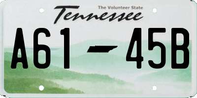 TN license plate A6145B