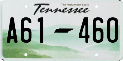 TN license plate A6146O