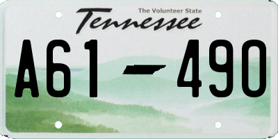 TN license plate A6149O