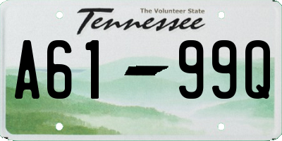 TN license plate A6199Q