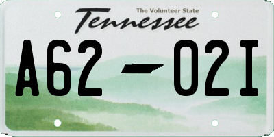TN license plate A6202I