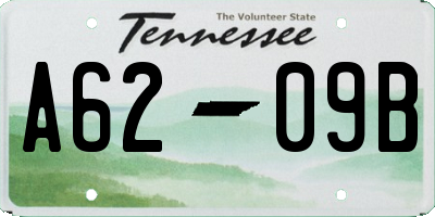 TN license plate A6209B