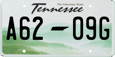 TN license plate A6209G