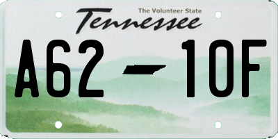 TN license plate A6210F