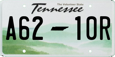 TN license plate A6210R