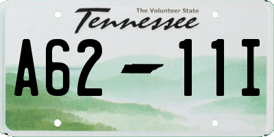 TN license plate A6211I