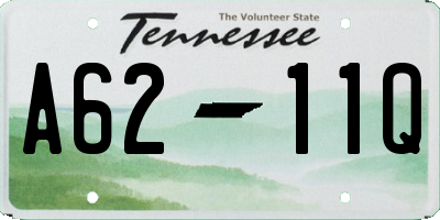 TN license plate A6211Q