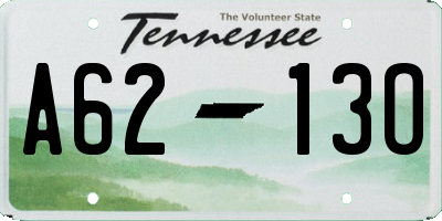 TN license plate A6213O