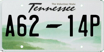 TN license plate A6214P