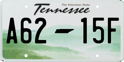 TN license plate A6215F