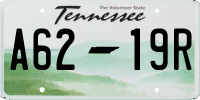 TN license plate A6219R