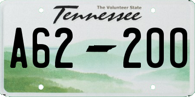 TN license plate A6220O