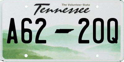 TN license plate A6220Q
