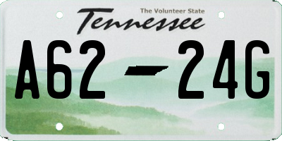 TN license plate A6224G