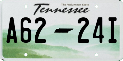 TN license plate A6224I