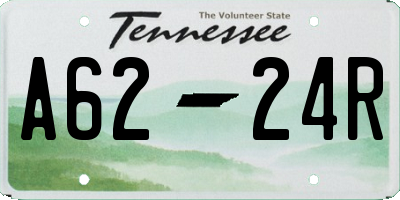 TN license plate A6224R