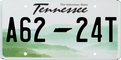 TN license plate A6224T