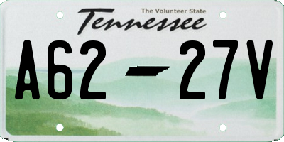 TN license plate A6227V