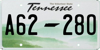 TN license plate A6228O