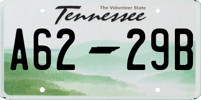 TN license plate A6229B