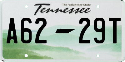 TN license plate A6229T